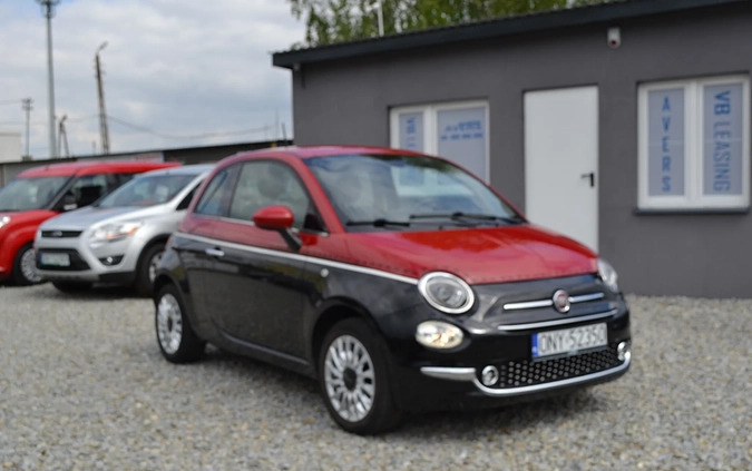 Fiat 500 cena 36900 przebieg: 41000, rok produkcji 2016 z Paczków małe 529